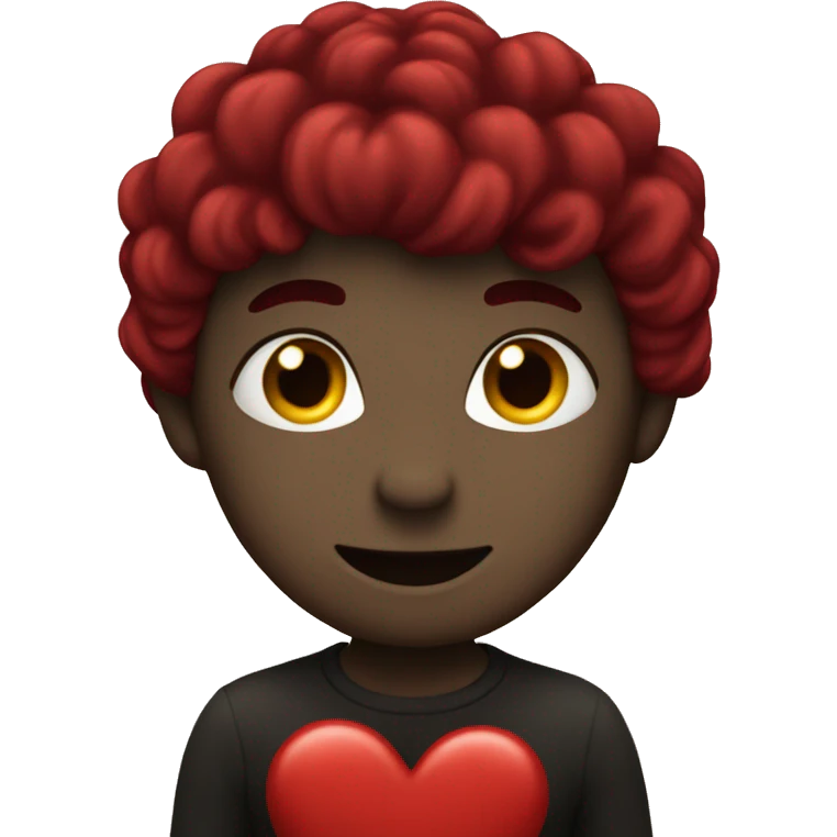 dark red heart emoji