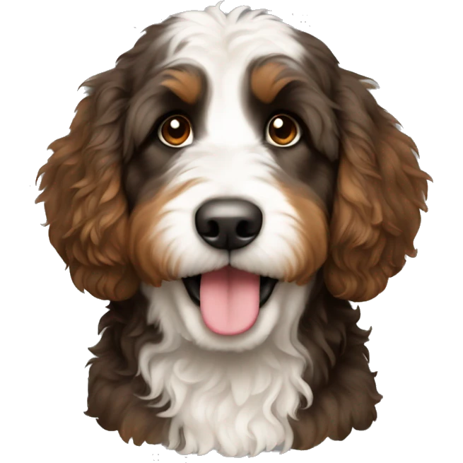 Bernedoodle  emoji