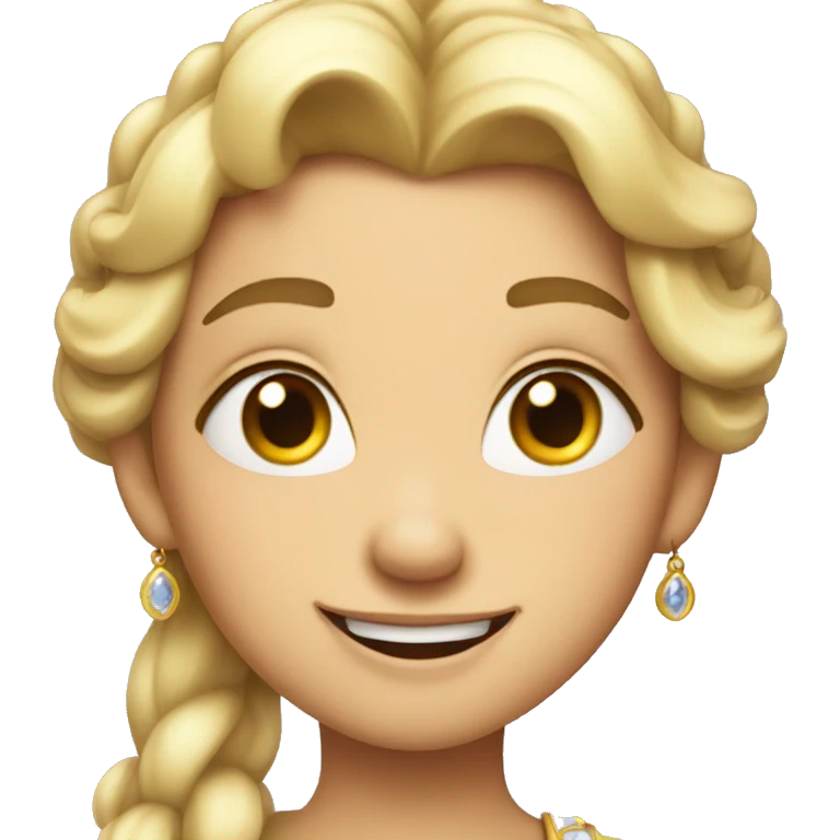 Winking princess  emoji
