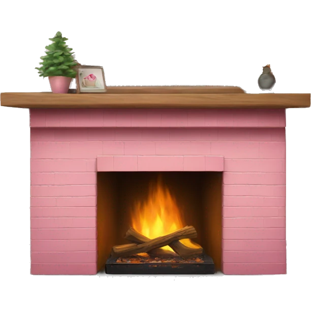 Winter Pink FirePlace emoji