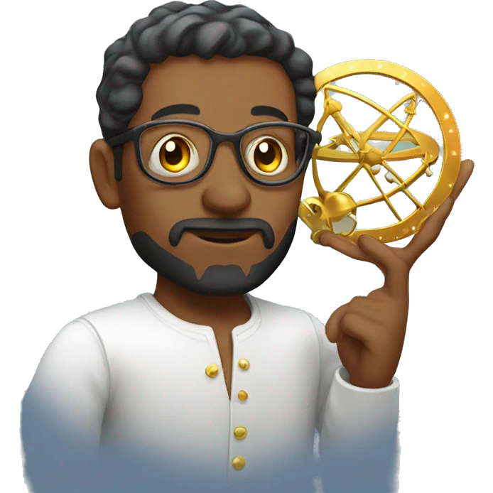 Astrologist whith astrolabe emoji