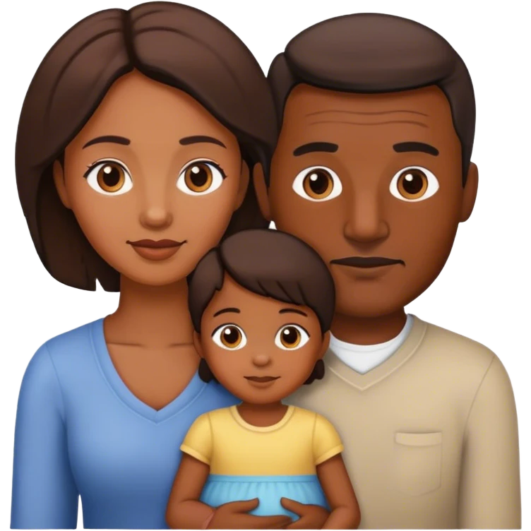 mum dad child emoji