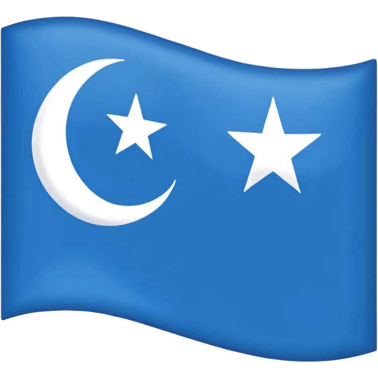 The flag of Awdal state in somalia emoji