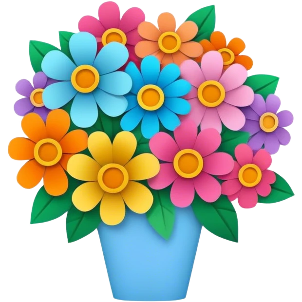 paper bouquet emoji