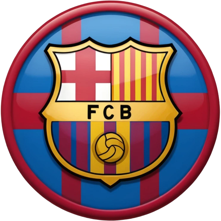 Barcelona fc значок команды emoji
