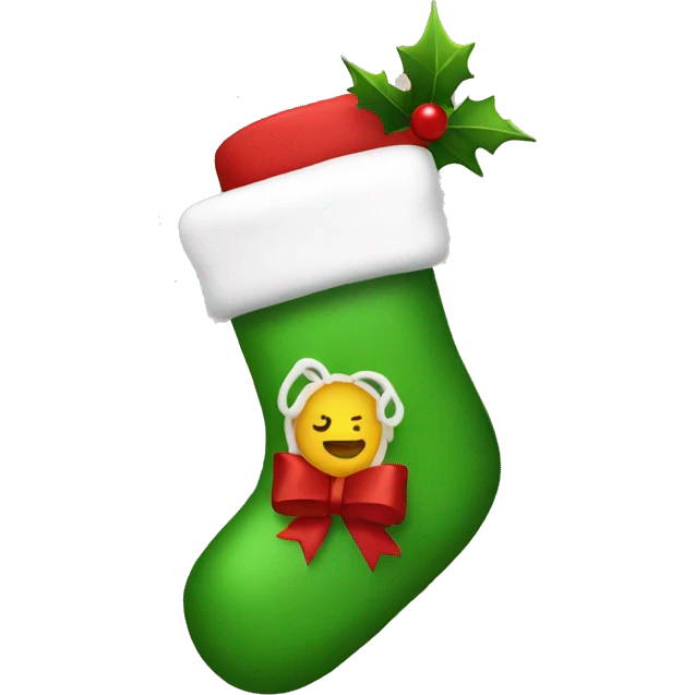 christmas stocking emoji