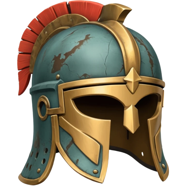 Heroic Helmet of Centurion one monotonous color emoji