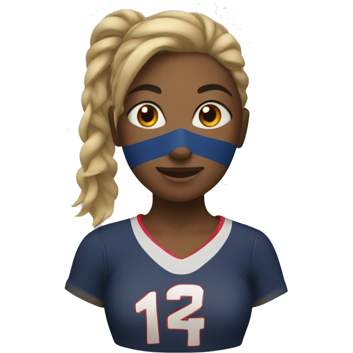 Volleybal player girl emoji