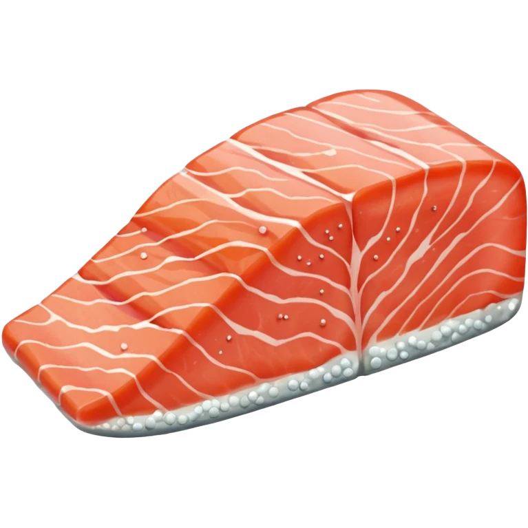 a piece of salmon meat emoji