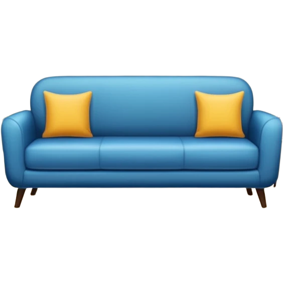 office lounge area with sofa emoji