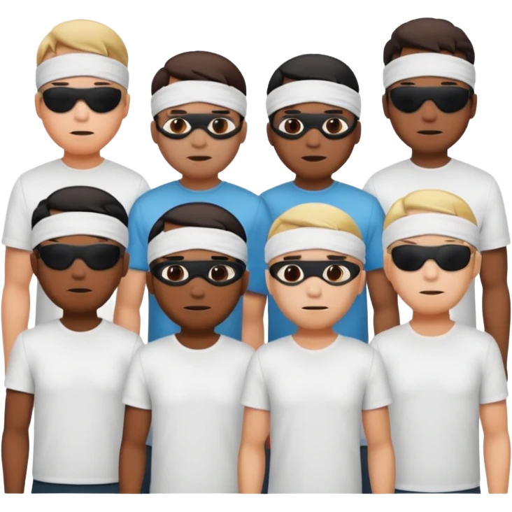 blindlyfolded men emoji