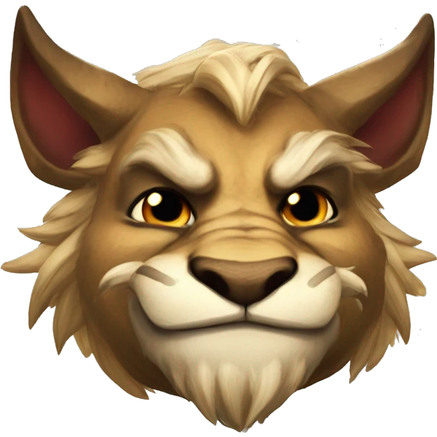 Male Charr love face from the MMORPG Online Video Game "Guild Wars 2" emoji
