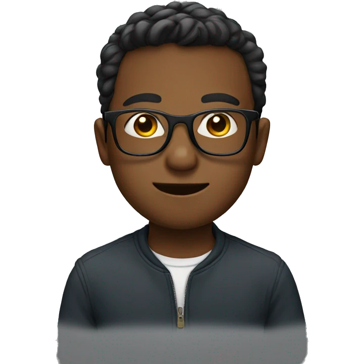 boy with glasses emoji