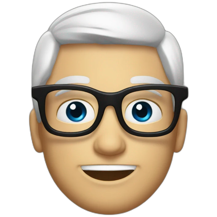 Tobey mcguire blue eyes, glasses, xmas emoji