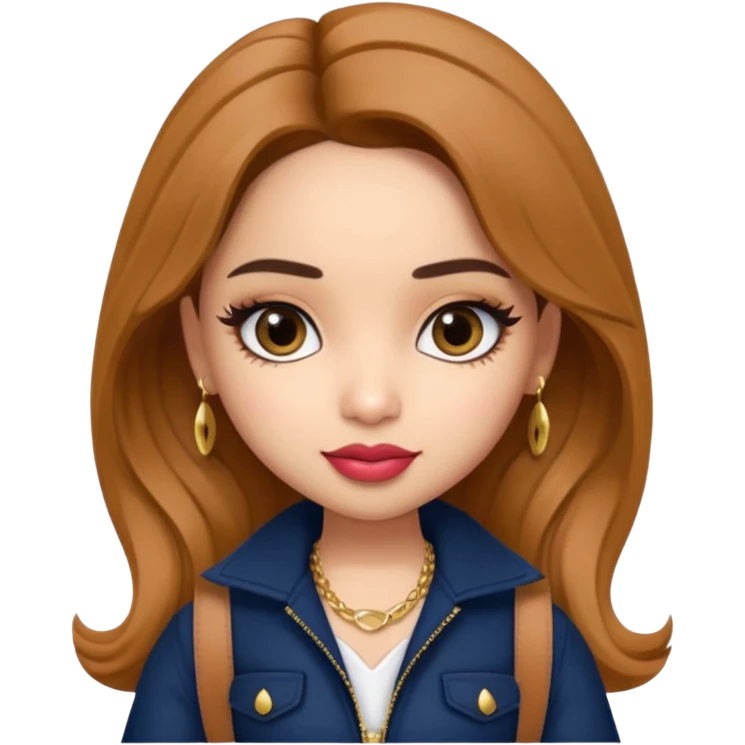 pretty bratz genmoji that looks like tamannah bhatia (bollywood actress) emoji