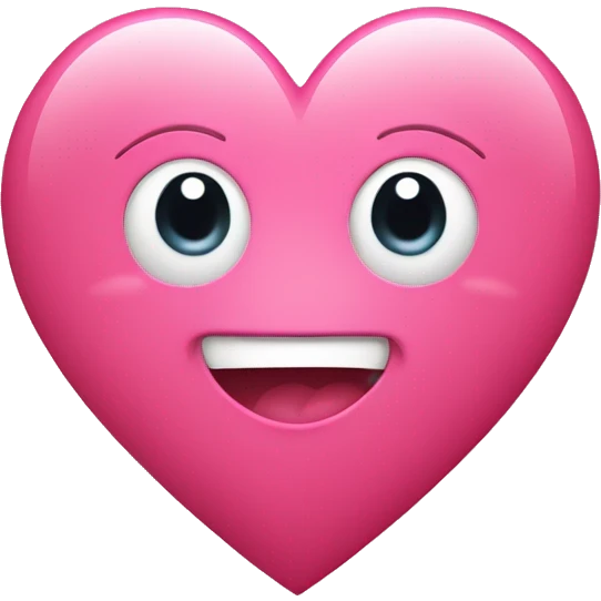 cuore con fiocchi rosa emoji