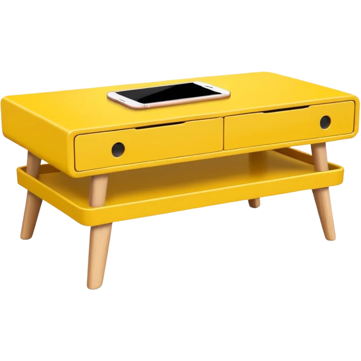 yellow coffe table
 emoji