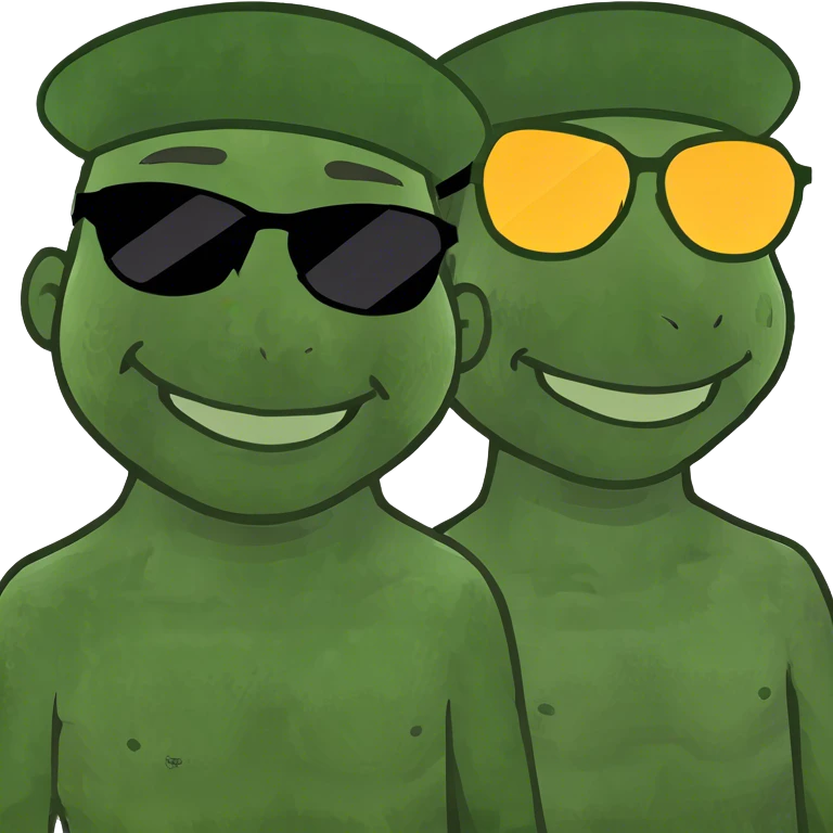 happy boys showing off smiles emoji