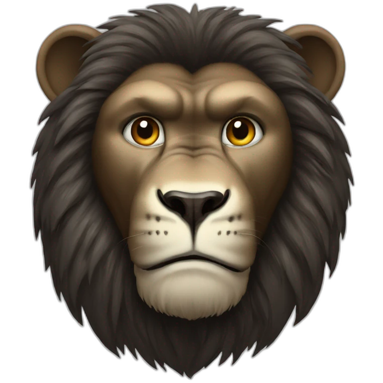 Lion et gorille emoji