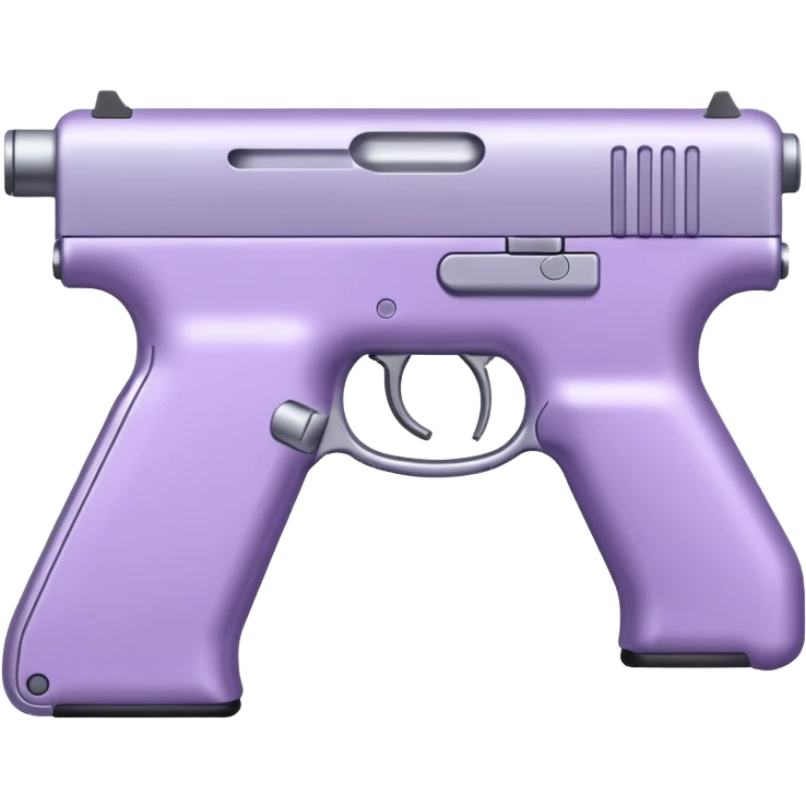 Pale purple gun emoji