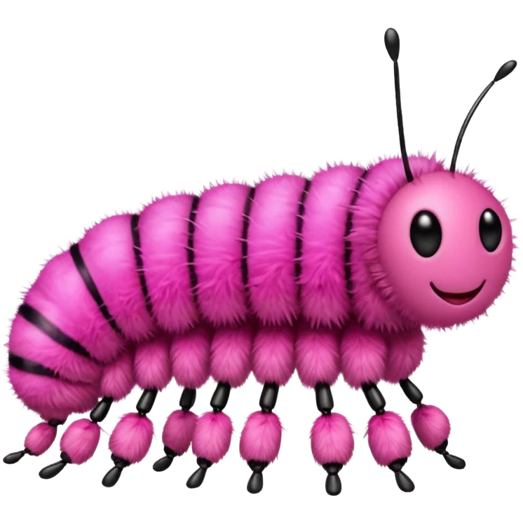 Caterpillar Pink Insect emoji