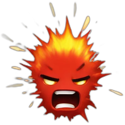 exploding rage red templier emoji