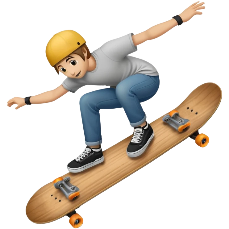 Kickflip skateboard  emoji