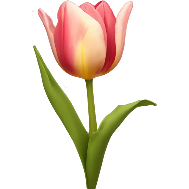 Rose tulip emoji
