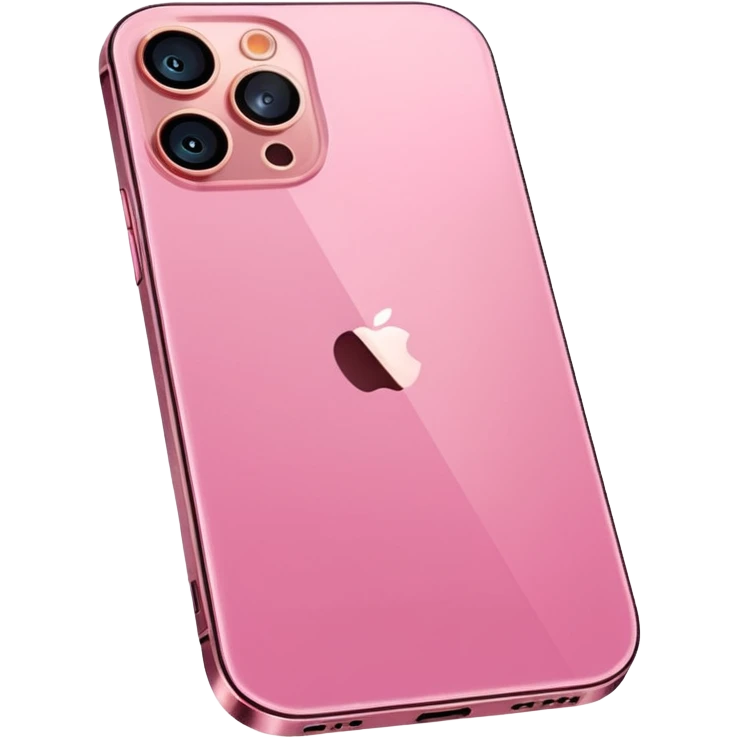 Pink iphone 12 pro max emoji