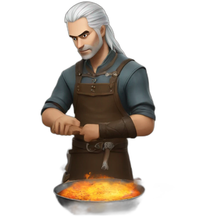 The witcher cooking emoji