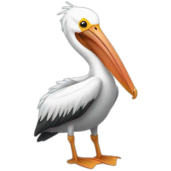 cute pelican emoji