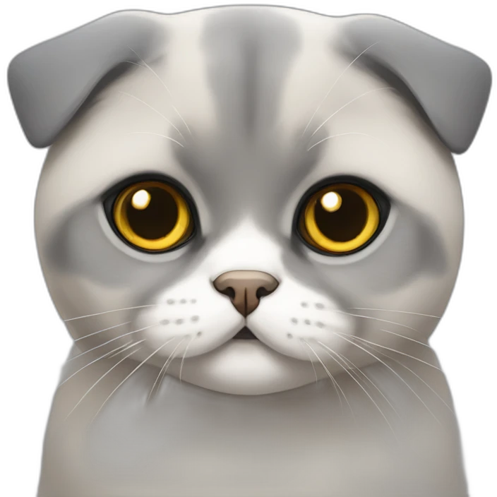 Scottish fold emoji