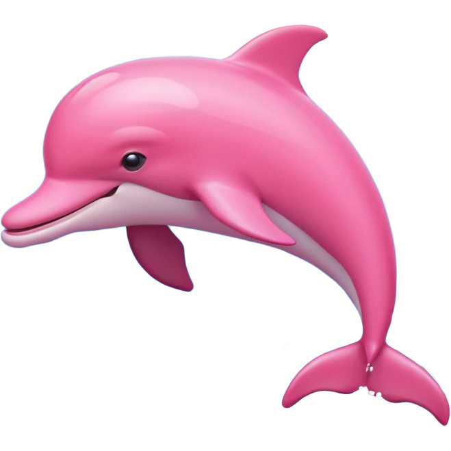 Golfinho cor de rosa emoji