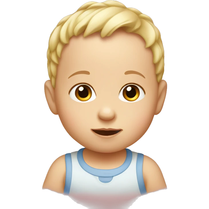 caucasian baby emoji