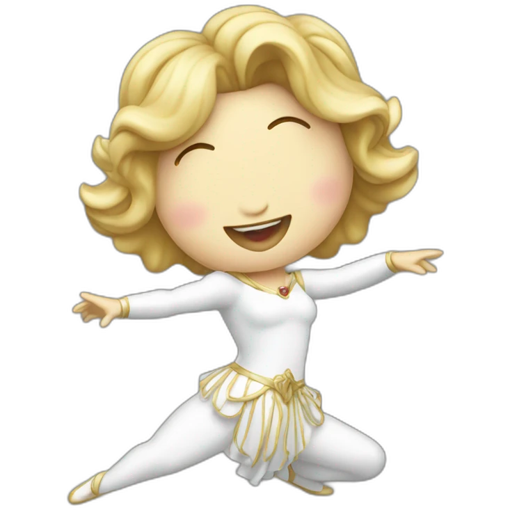 Madonna dancing emoji