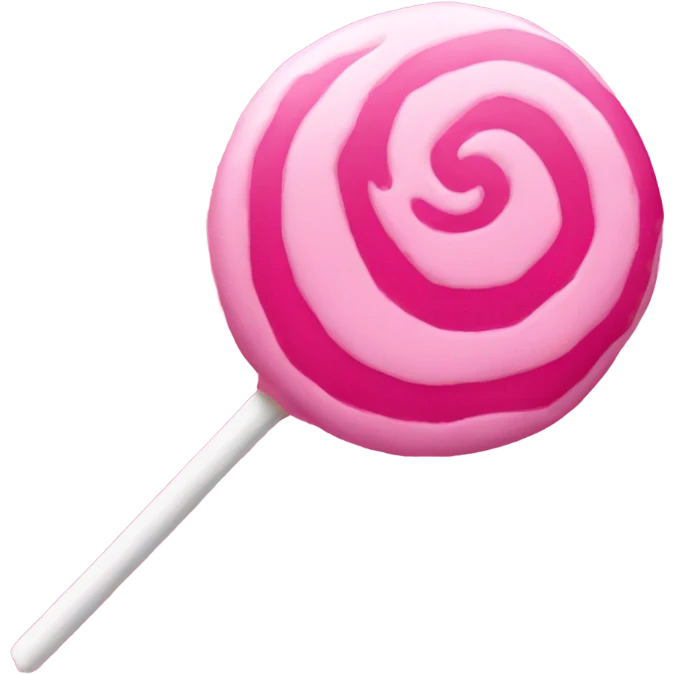 Pink lollipop emoji