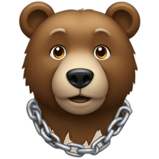 bear-chain emoji