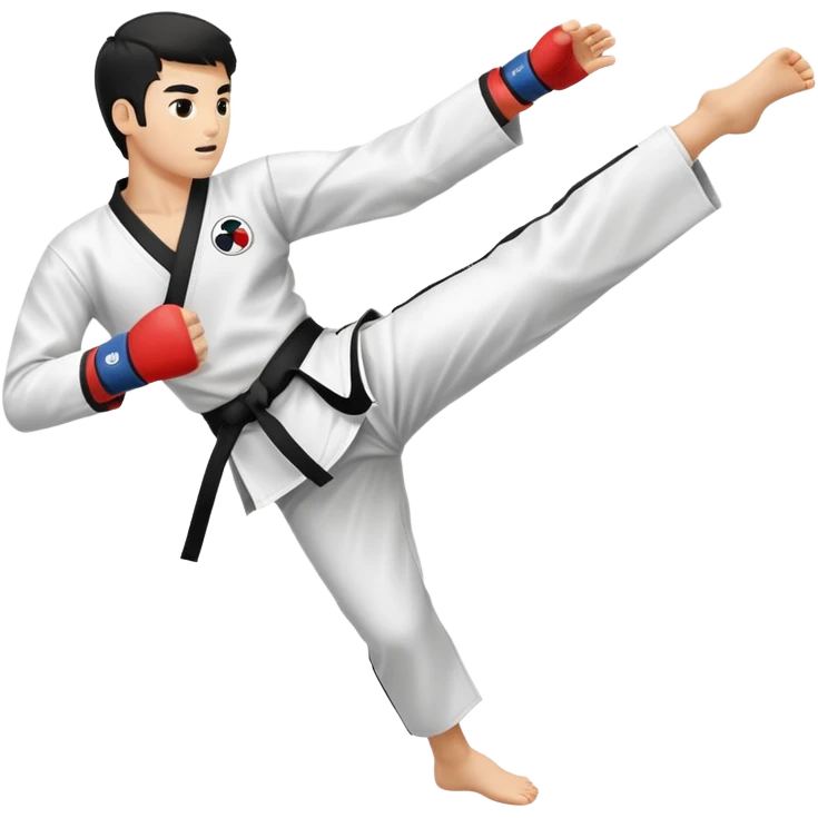 taekwondo kick emoji