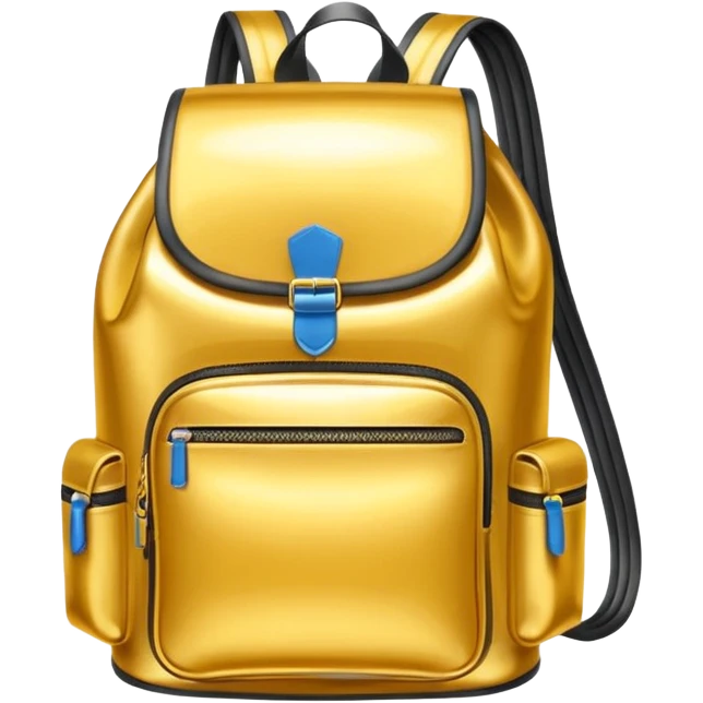 Shiny Golden Backpack emoji