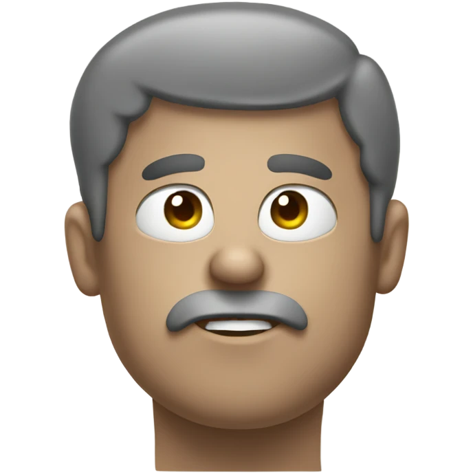 Very large man in a toilet  emoji