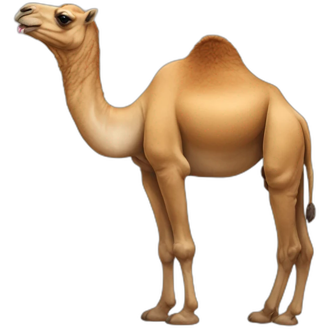 camel eating cat emoji