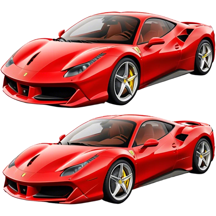 Ferrari 488 GTB - Ferrari (Model Year: 2020) (Iconic colour: Red) emoji