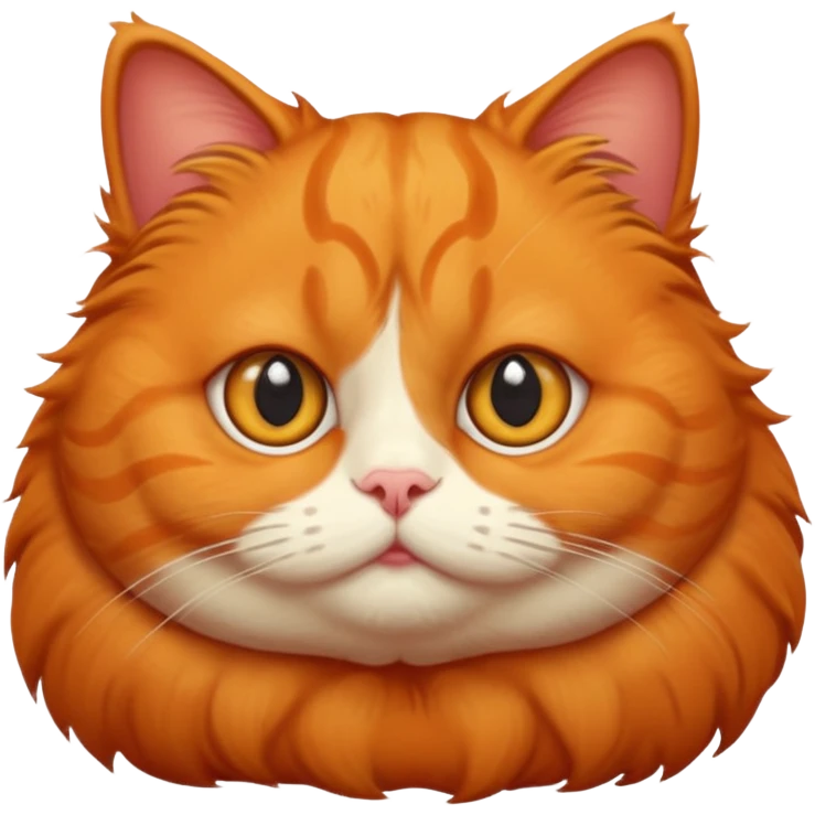 chubby Ginger cat emoji