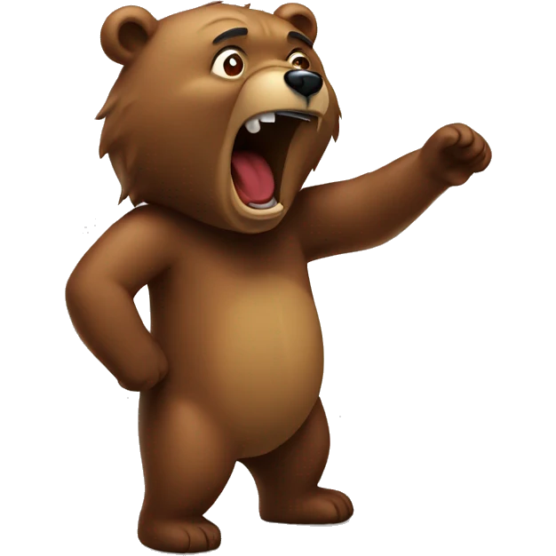 bear cursing emoji