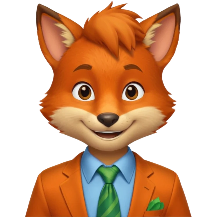 Nick Wilde from the Zootopia Disney movie emoji