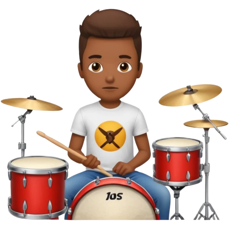 drummer at drum kit emoji