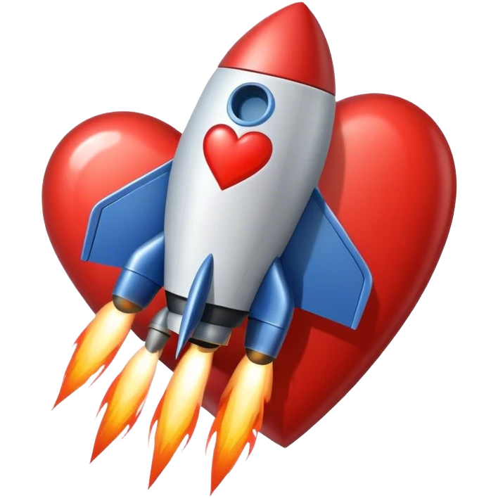 heart with rocket  emoji