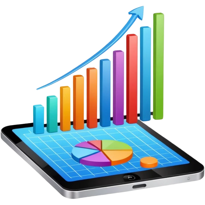 data analyze report chart no technology emoji