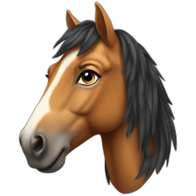 Horse sunshine emoji