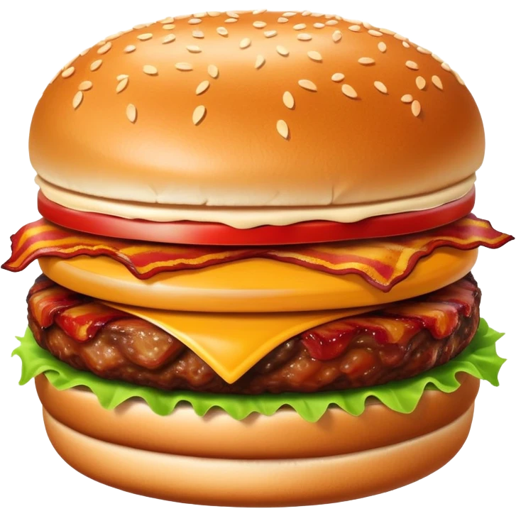 Bbq bacon burger  emoji